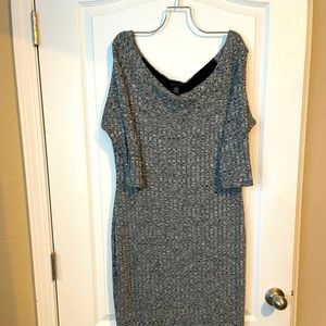Casual fitting Gray Sweater Dress.